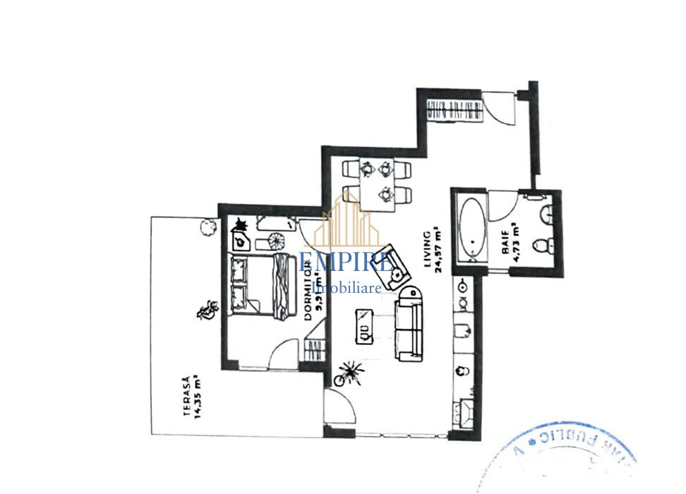 Apartament 2 camere de vanzare, zona Sopor